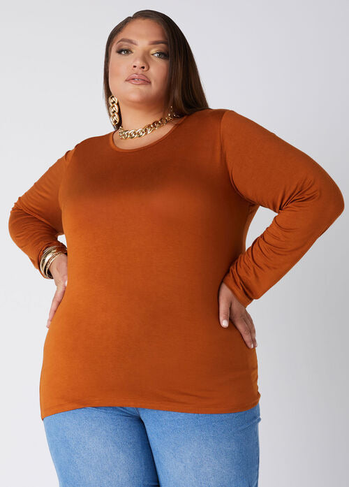 Ashley Stewart Long Sleeved Jersey Tee (x3)