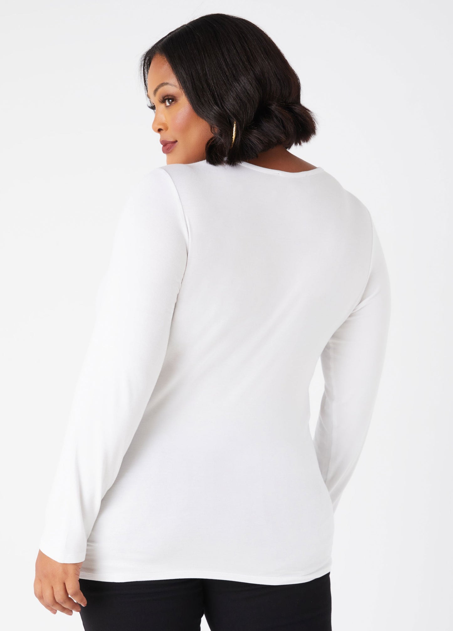 Ashley Stewart Basic Long Sleeved Tee (x3)