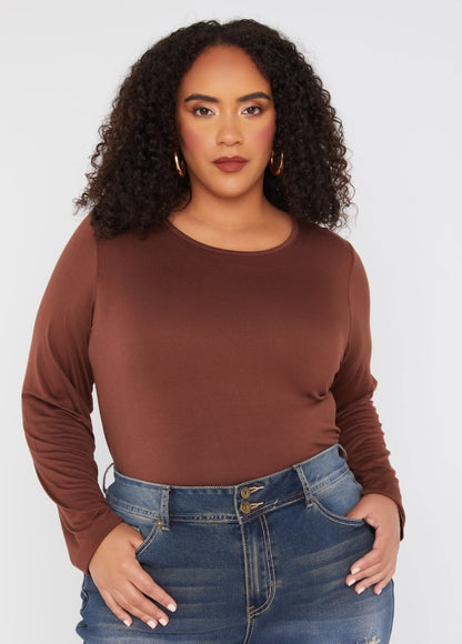 Ashley Stewart Basic Long Sleeved Tee (x3)