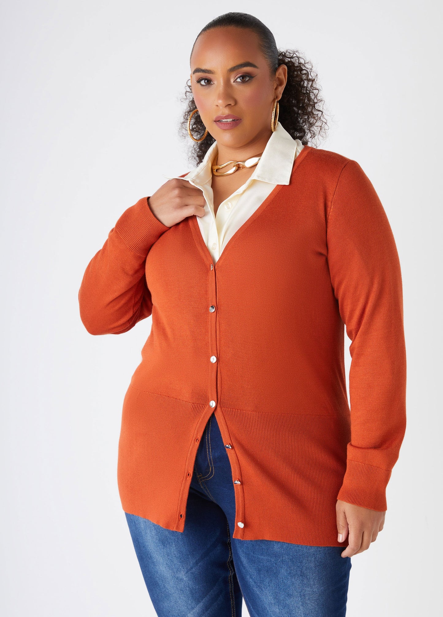 Ashley Stewart Button Front Cardigan (x2)