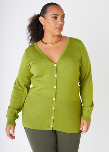 Ashley Stewart Button Front Cardigan (x2)