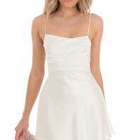 Lucy in the Sky A-Line Dress in White