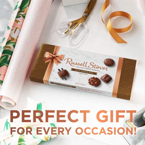 Russell Stover Chocolates Milk Chocolate Assortment, 9.4 oz. Box