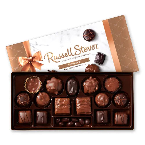 Russell Stover Chocolates Assorted Chocolates, 9.4 oz. Box
