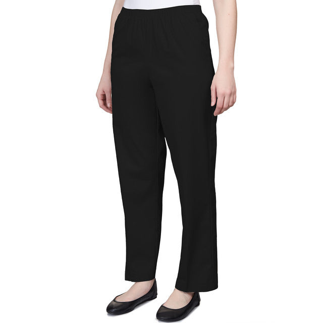 Alfred Dunner Women's Classics Twill Average Length Pant