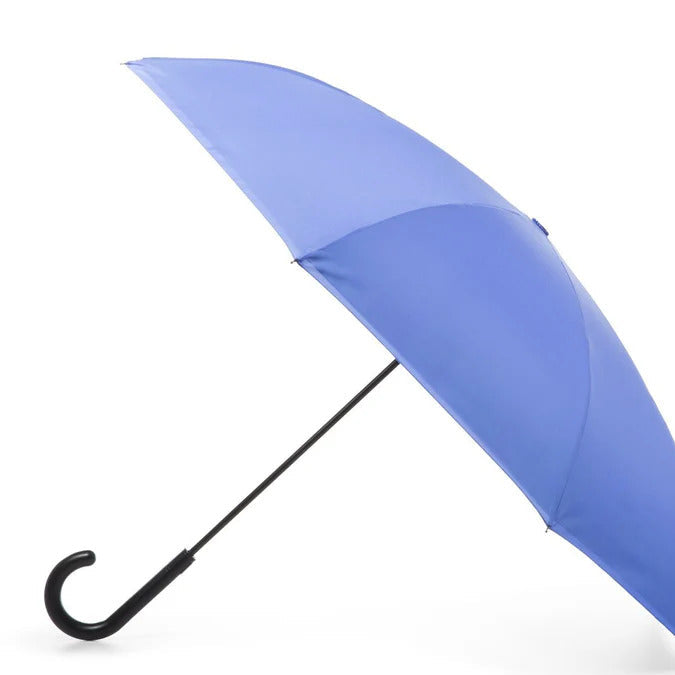 Totes Recycled InBrella Reverse Close Stick Umbrella with Auto Close Technology