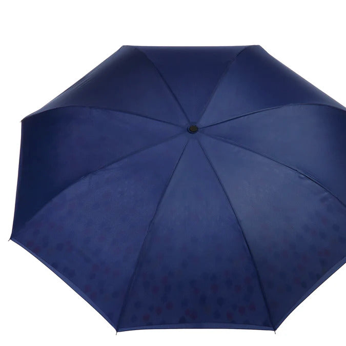 Totes Recycled InBrella Reverse Close Stick Umbrella with Auto Close Technology