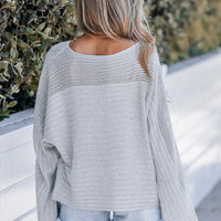 Cupshe Rib Cutout Oversized Sweater (x2)