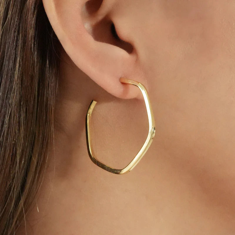 ARGENTO VIVO THE HEXAGON HOOP