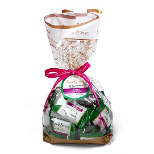 Russell Stover Chocolates Sugar Free Chocolate Candy Toffee Square Bag, 24 oz.