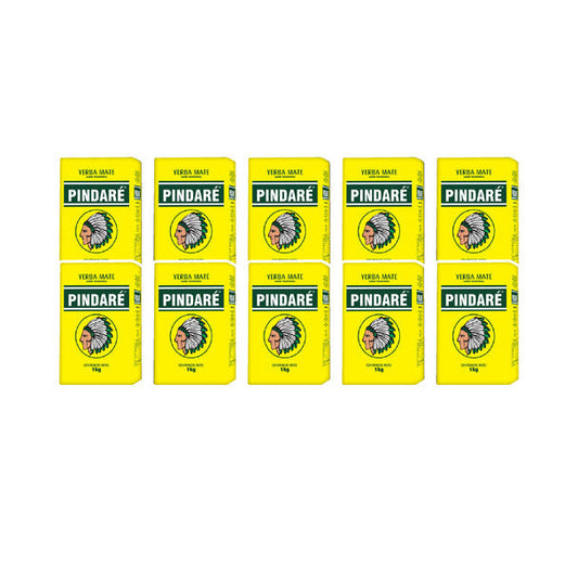 Pampa Direct Pindare Premium Yerba Mate Fine Grind Uruguayan Style Padrón Uruguayo, 1 kg / 2.2 lb (pack of 10)