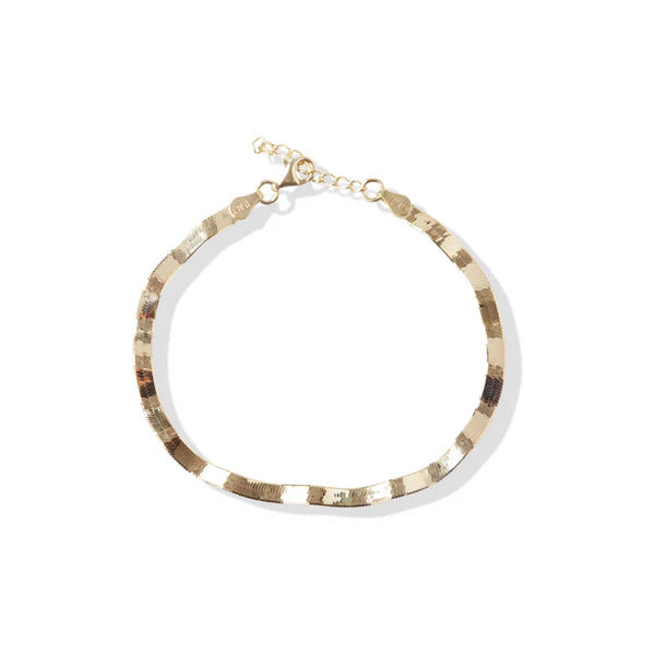 ARGENTO VIVO THE WAVY HERRINGBONE BRACELET