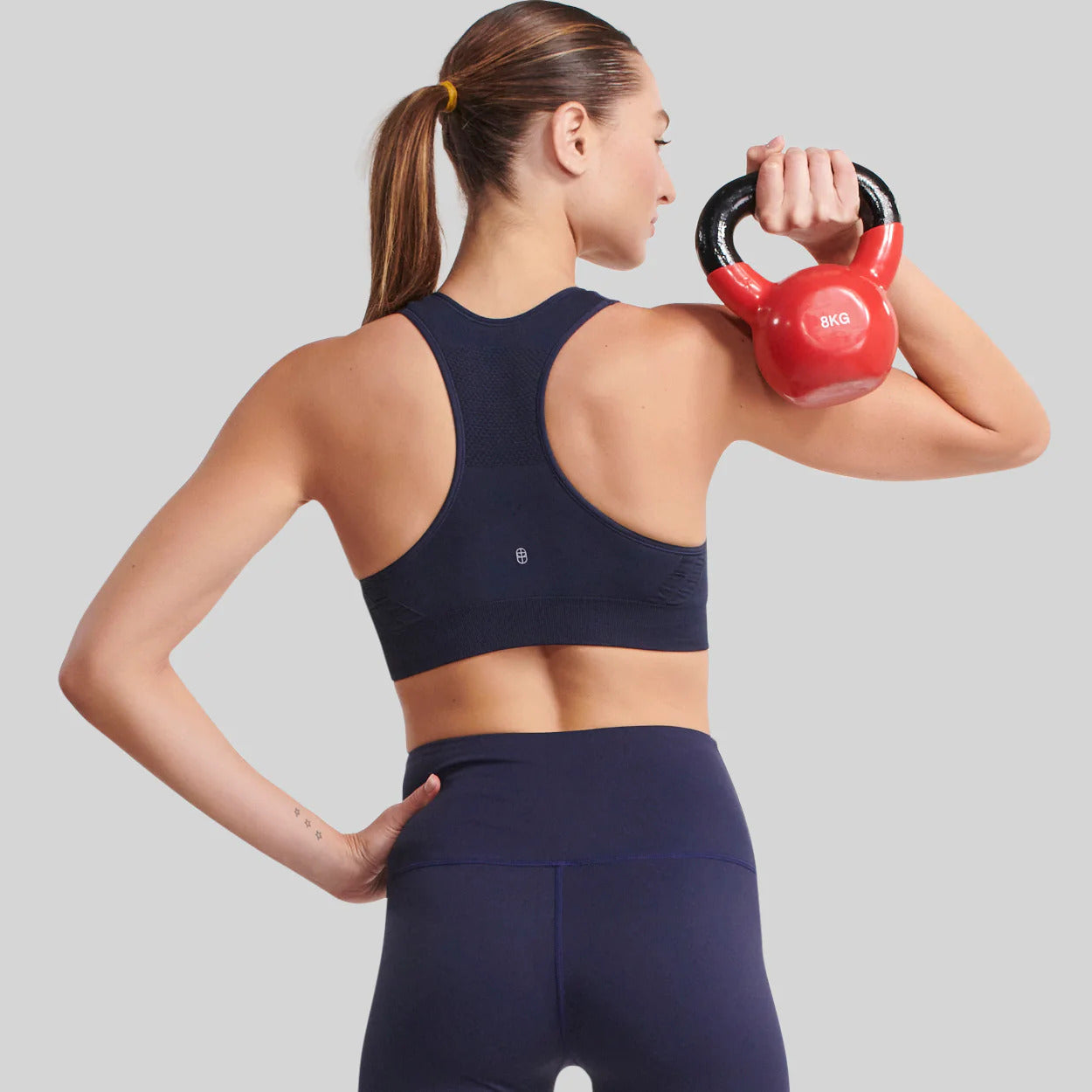 Underoutfit Women's The Nowsunday Racerback Sports Bra (Sewn In Pads)