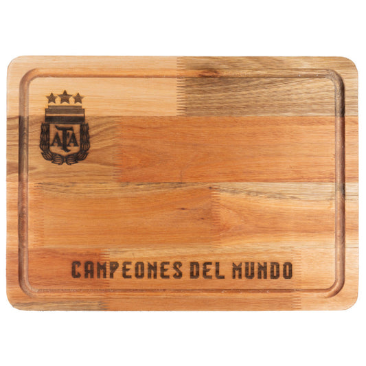 Pampa Direct Medium BBQ Board with Laser Engraved World Champions - Eucalyptus by Regalando Pasión, 34 cm x 47 cm / 13.39" x 18.50"