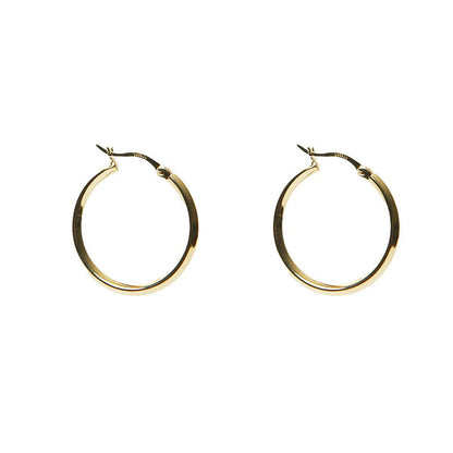 ARGENTO VIVO THE KNIFE EDGE HOOP