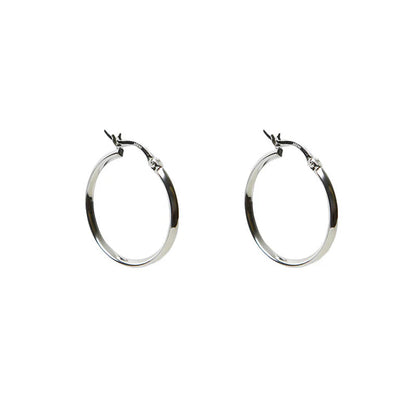 ARGENTO VIVO THE KNIFE EDGE HOOP