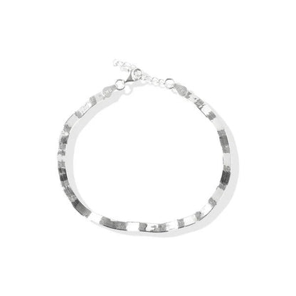 ARGENTO VIVO THE WAVY HERRINGBONE BRACELET