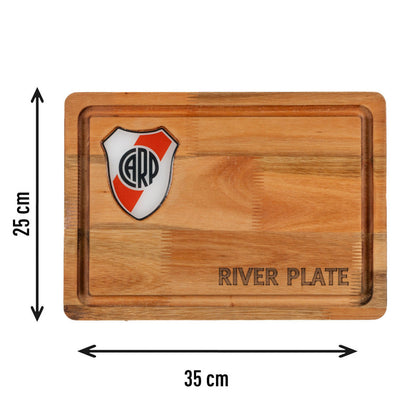 Pampa Direct River Plate Laser Engraved Small BBQ Board - Eucalyptus Wood by Regalando Pasión, 25 cm x 35 cm / 9.84" x 13.77"