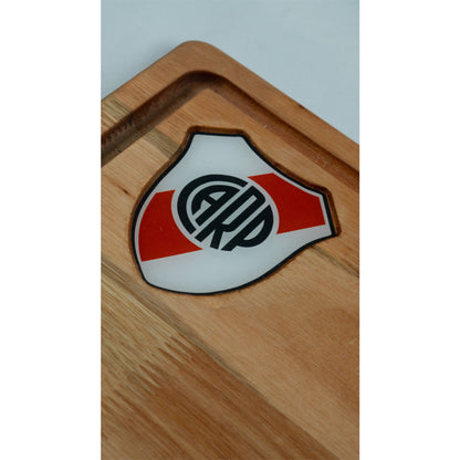 Pampa Direct River Plate Laser Engraved Small BBQ Board - Eucalyptus Wood by Regalando Pasión, 25 cm x 35 cm / 9.84" x 13.77"