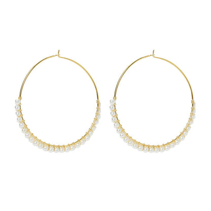 ARGENTO VIVO THE ROSALIE BEADED HOOP