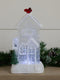 Cracker Barrel Cardinal On Roof Acrylic Glitter Globe