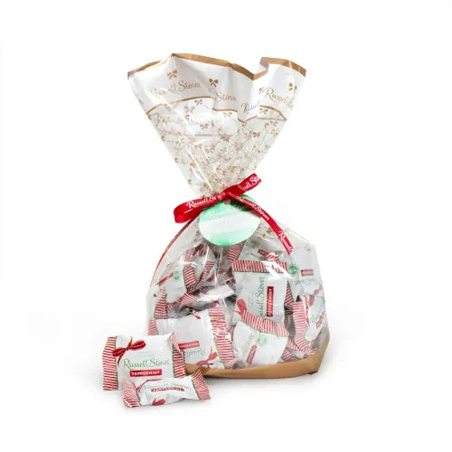Russell Stover Chocolates White Fudge Peppermint in Winter Wrap, 24 oz.