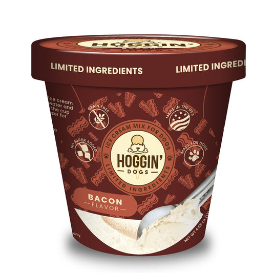 Puppy Cake Hoggin' Dogs Ice Cream Mix - Bacon, Pint Size, 4.65 oz