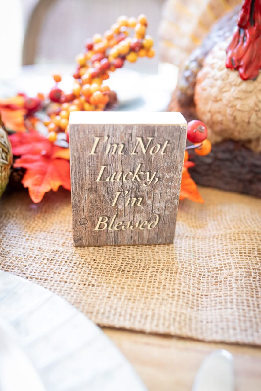 Decorator's Warehouse Grateful Block Decor