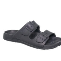 Totes Men's Double Buckle Slide with Everywear Technology