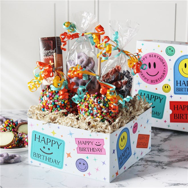 Mrs Prindables Happy Birthday Box Caramel Apple Gift Set