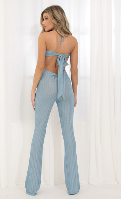 Lucy In The Sky Jumpsuit in Blue