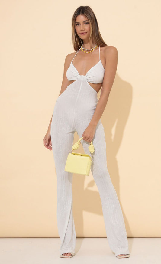 Lucy In The Sky Jumpsuit in White