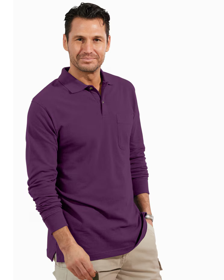 BLAIR John Blair Long-Sleeve Piqué Polo