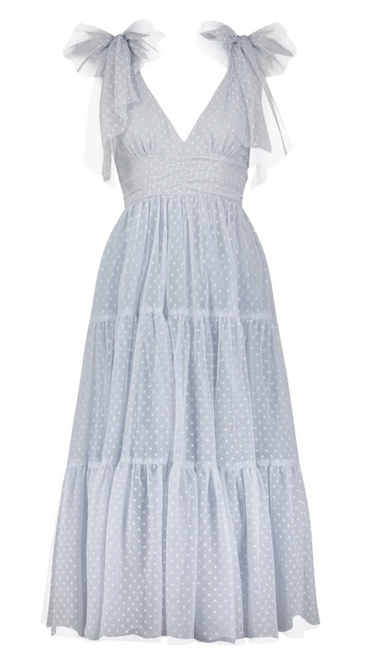 JessaKae Jeanne Dress - Dusty Blue