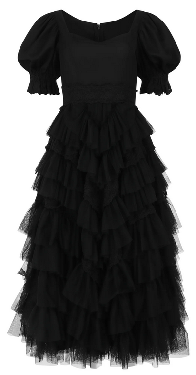 JessaKae Thumbelina Dress - Black Lace