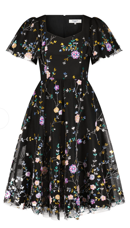 JessaKae Shimmer Dress - Black