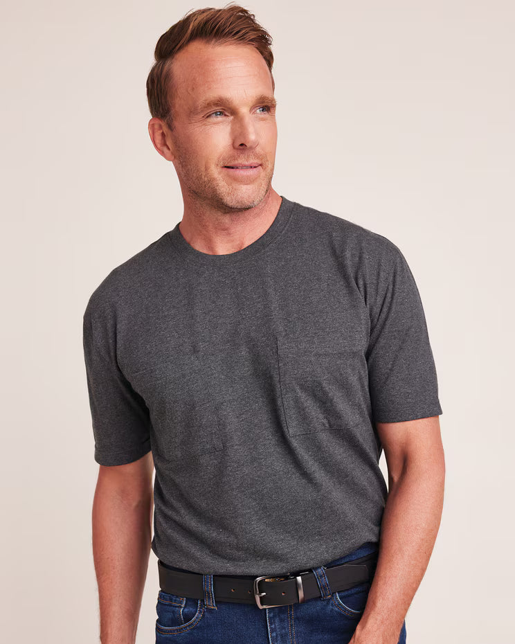 BLAIR John Blair Everyday Jersey Knit Short-Sleeve Two-Pocket Tee