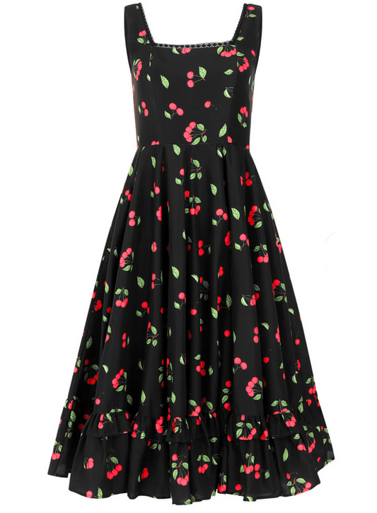 JessaKae Cherry Jam Dress - Black