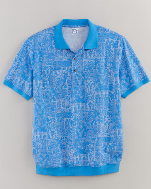 BLAIR Haband Men’s Banded Bottom Perfect Polo