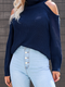 Cupshe Turtleneck Open-Shoulder Sweater (x2)