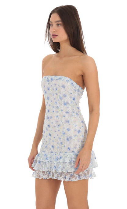 Lucy in the Sky Strapless Bodycon Dress