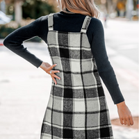 Cupshe Plaid V-Neck Dress (x2)