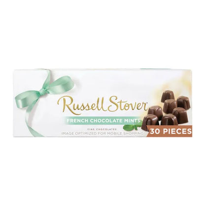 Russell Stover Chocolates Milk Chocolate French Chocolate Mints, 10 oz. Box