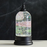 Cracker Barrel Acrylic Flower Dome Glitter Globe