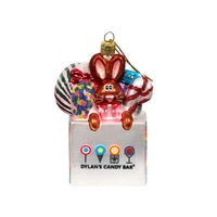 Dylan's Candy Bar Shopper Glass Ornament