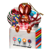 Dylan's Candy Bar Shopper Glass Ornament