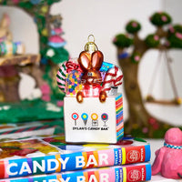 Dylan's Candy Bar Shopper Glass Ornament