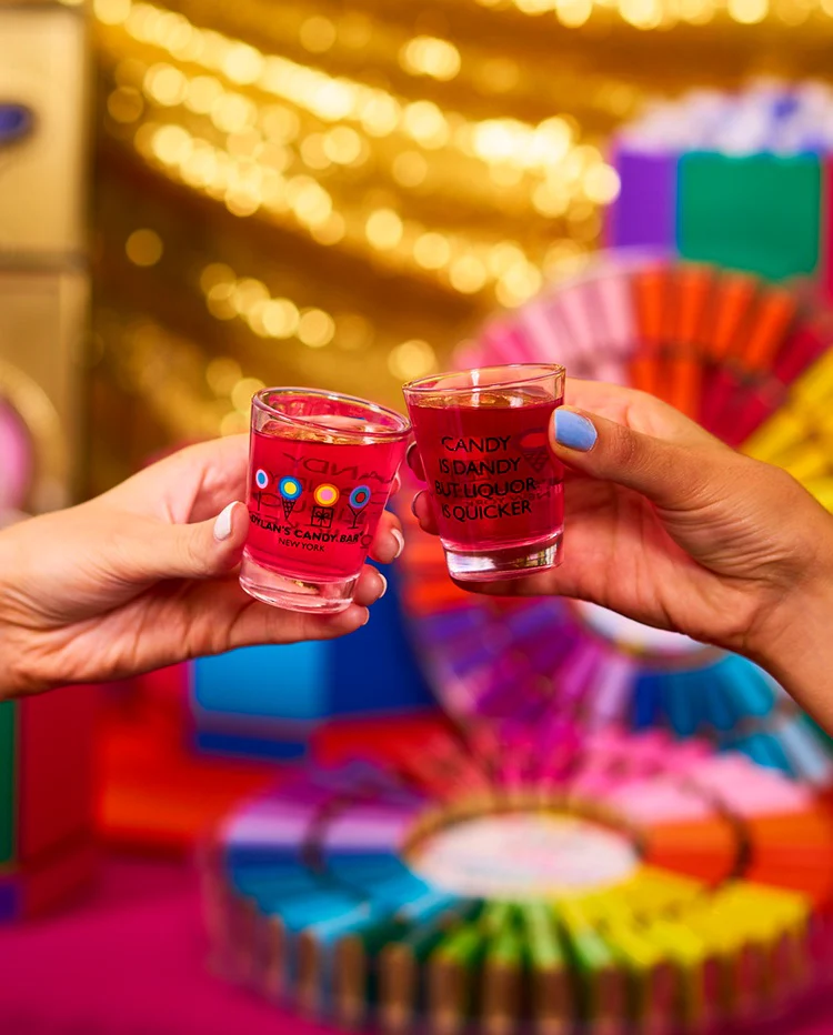 Dylan's Candy Bar Anniversary Shot Glass