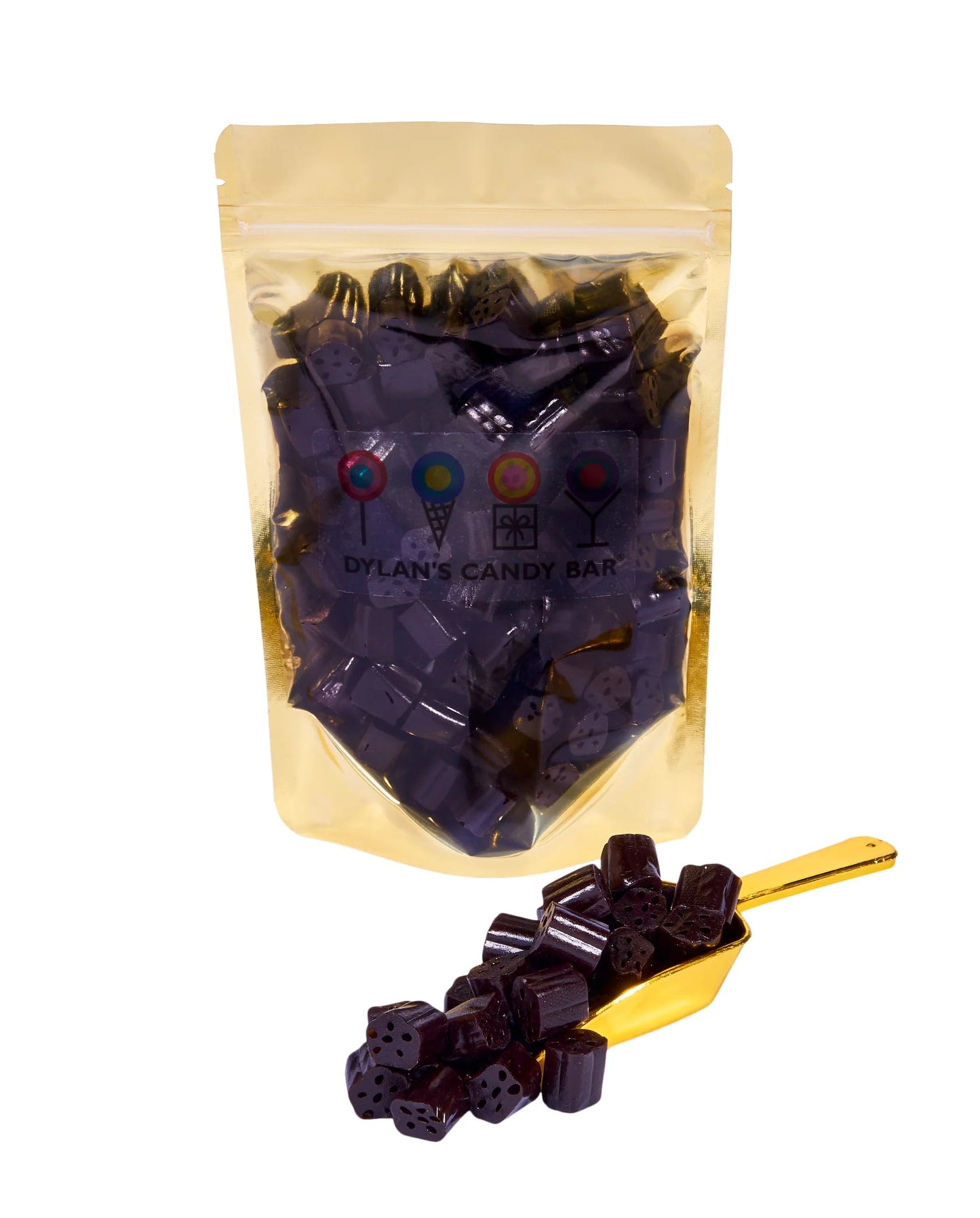 Dylan's Candy Bar Black Licorice Bites Bulk Bag