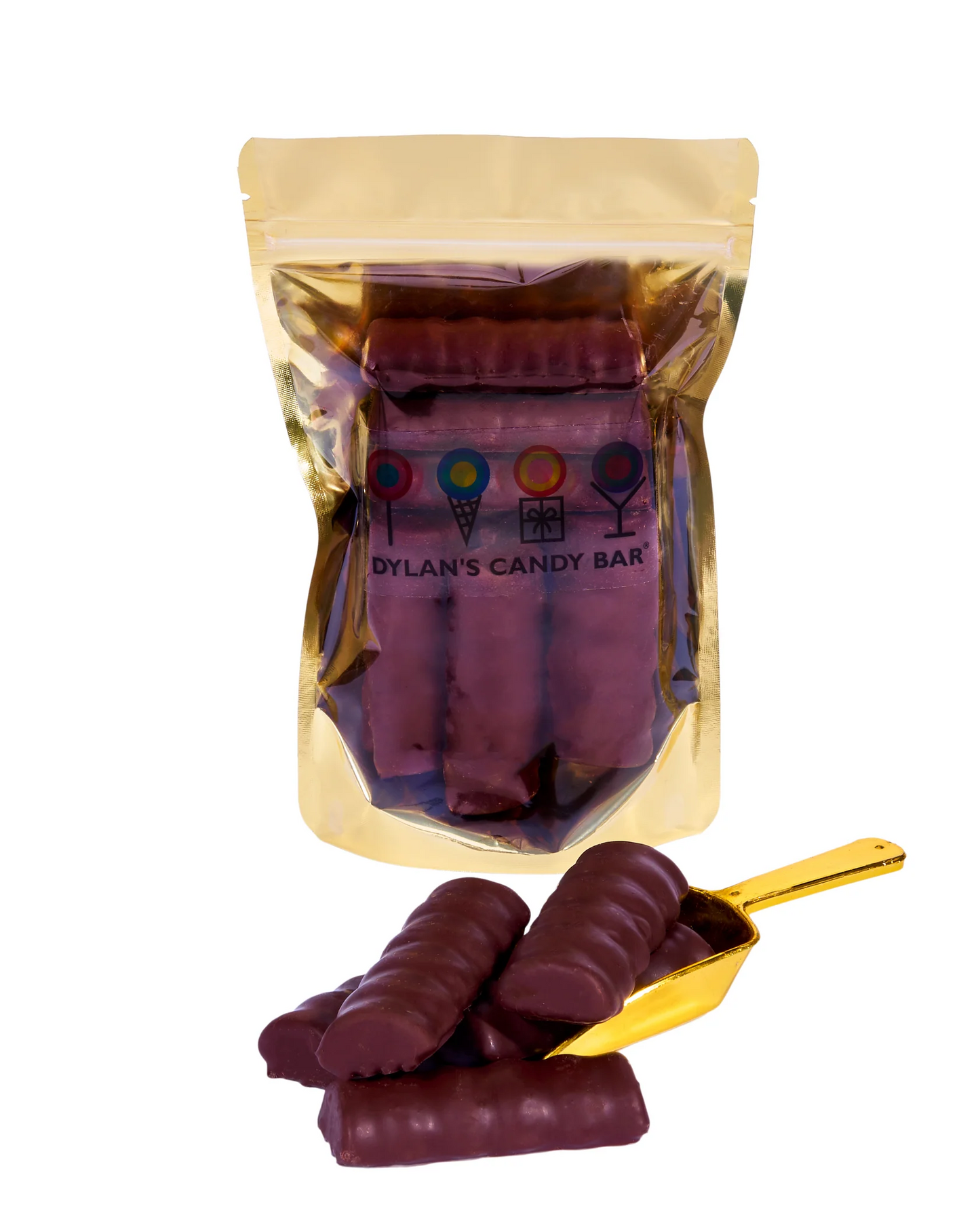 Dylan's Candy Bar Dark Chocolate-Covered Marshmallow Twists Bulk Bag